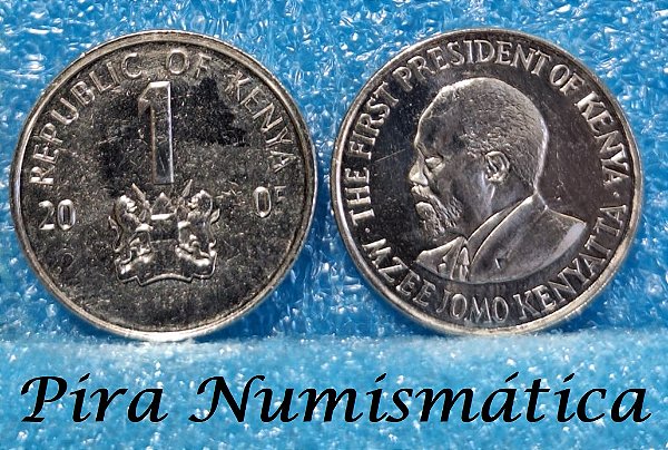 QUÊNIA - CENTS E SHILLINGS