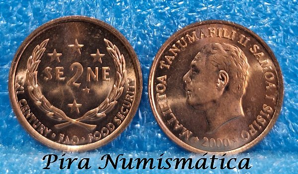 SAMOA - 2 SENE (CENTAVO) FAO - 2000