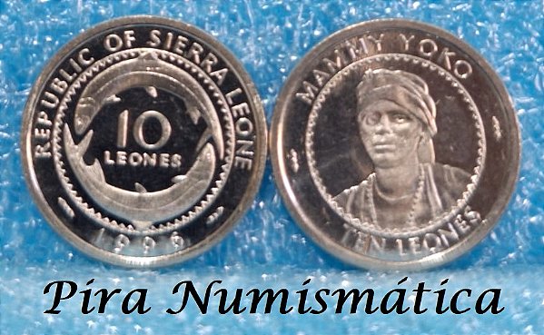 SERRA LEOA - 10 LEONES - 1996