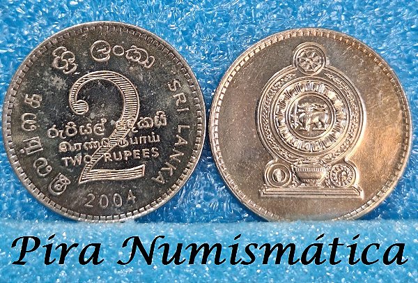 SRI LANKA - CENTS E RÚPIAS