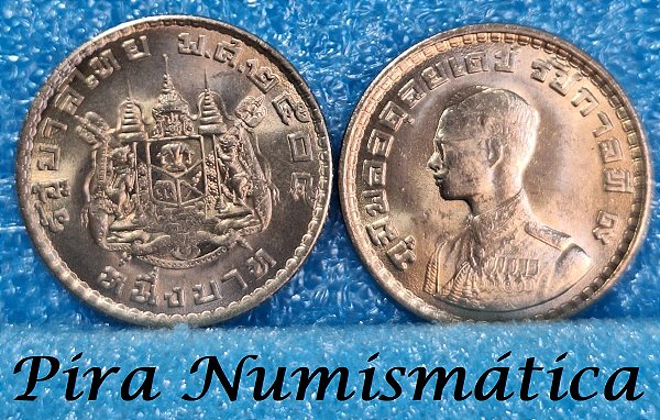 TAILÂNDIA - 1 BAHT - 1962