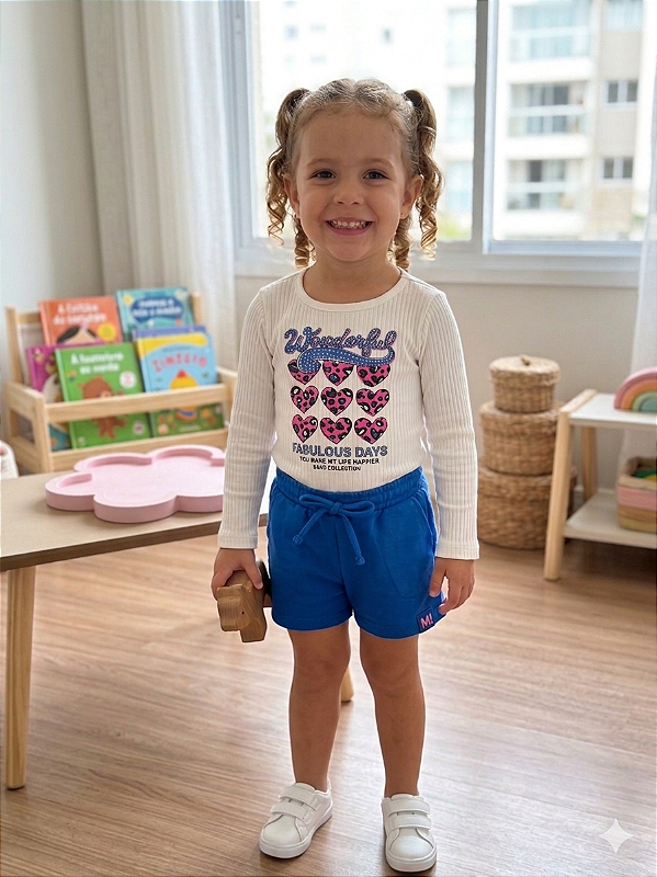 Conjunto Infantil Menina Wonderful J5856