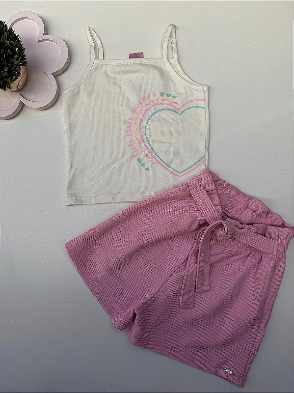 conjunto cinti loves summer rosa - 013262610