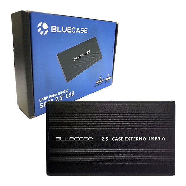 GAVETA PARA HD/SSD 2.5 SATA USB 3.0 BCSU302 BLUECASE BOX
