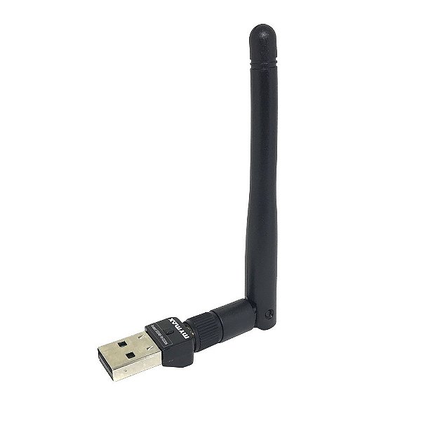 ADAPTADOR WIRELESS USB 150MBPS MWA-WE715 C/ ANTENA EXTERNA MYMAX BOX