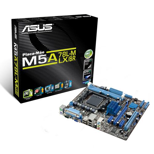 PLACA MAE AM3 MICRO ATX M5A78L-M LX/BR DDR3 ASUS BOX