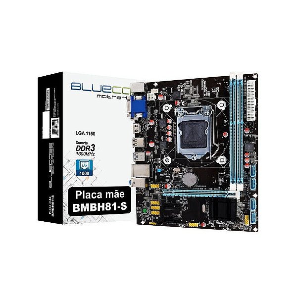 PLACA MAE 1150 MICRO ATX BMBH81-T DDR3 BLUECASE BOX