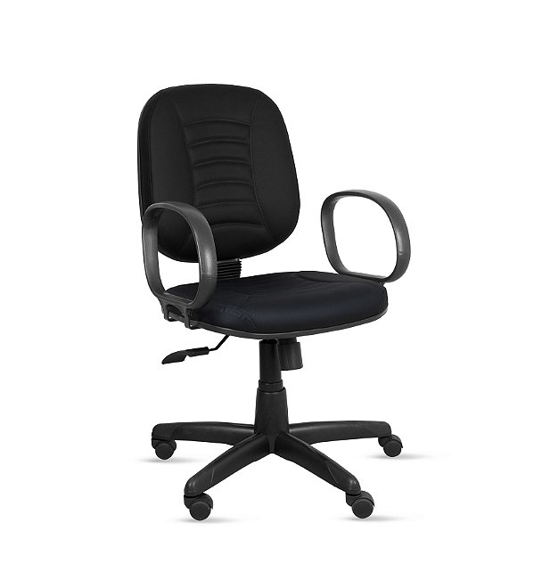 Cadeira Diretor Majestic c/ Costura Base Giratória Relax com Braço Fixo Corsa - Revestimento Viena - PP179 / Promoção / Em estoque