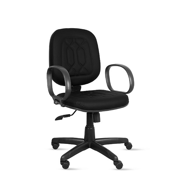 Cadeira Diretor Gold c/ Costura Base Giratória Relax com Braço Fixo Corsa - Revestimento Viena - PP191 / Promoção / Em estoque