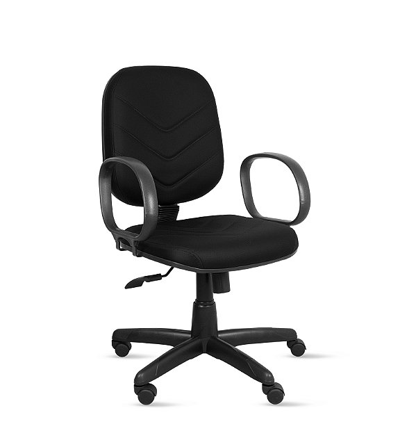 Cadeira Diretor Spote c/ Costura Base Giratória Relax com Braço Fixo Corsa - Revestimento Viena - PP203 / Promoção / Em estoque