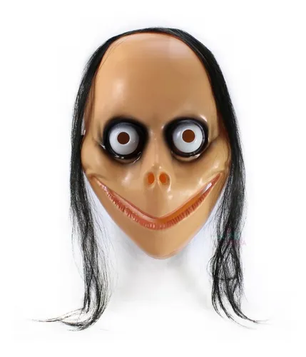 Máscara Boneca Terror Momo Halloween Fantasias