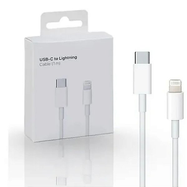Cabo 1.2m Lightning para Tipo C - Branco