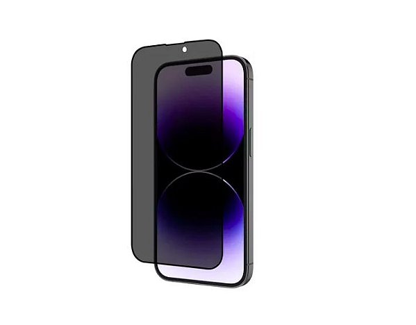 Película Privacidade iPhone 13, 14 e 13 Pro - Vidro 3D 9H