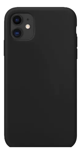 Case Silicone Aveludada para iPhone 12 e 12 PRO - Preto