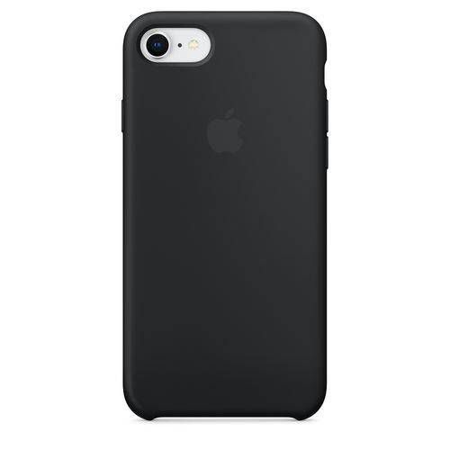 Capa Case Apple Silicone para iPhone 7 8 - Preta