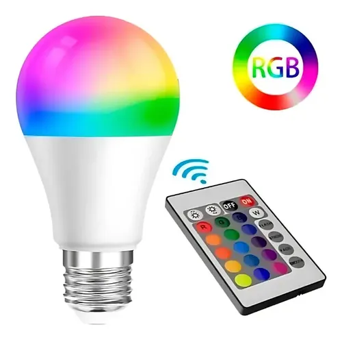 Lampada Colorida 16 Cores - LEHMOX LEY-2158