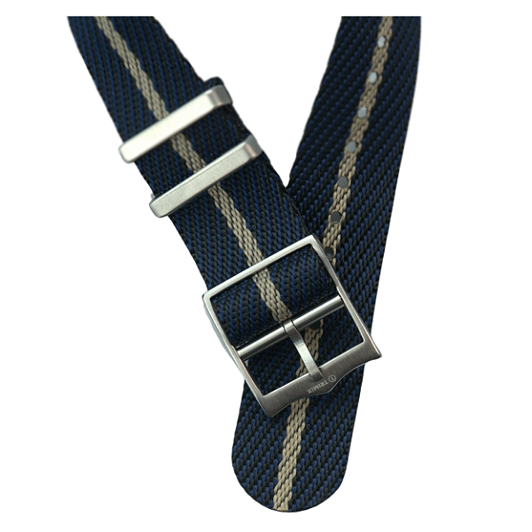 Pulseira Trimix Nato Azul+Khaki