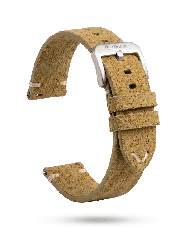 Pulseira Trimix Retrô Cappuccino em Couro