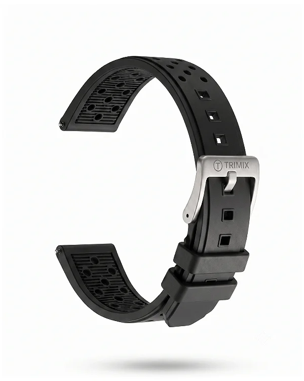 Pulseira Trimix Tag Preto 22mm