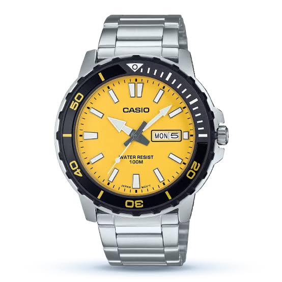 Relógio Casio Amarelo MTD-125D-9AVDF-SC