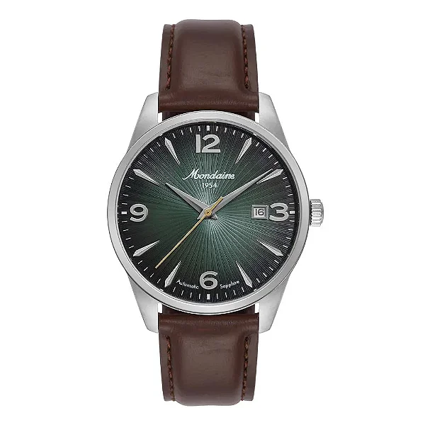 Relógio Mondaine Edição 70 Anos Prata Couro ref. 32851G0MVNC3