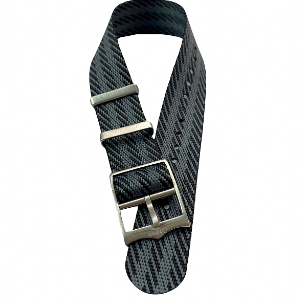 Pulseira Trimix Nato Cinza Bicolor