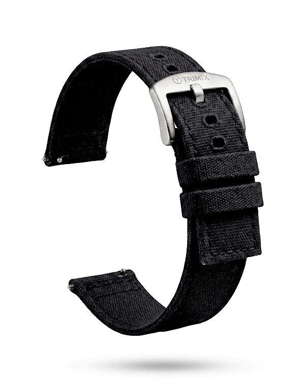 Pulseira Trimix Canva Preta