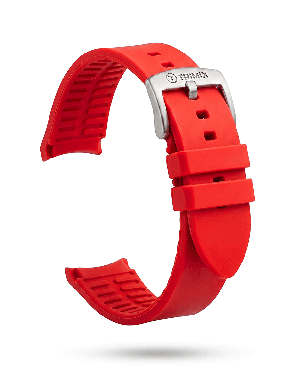 Pulseira Trimix Curva Vermelho