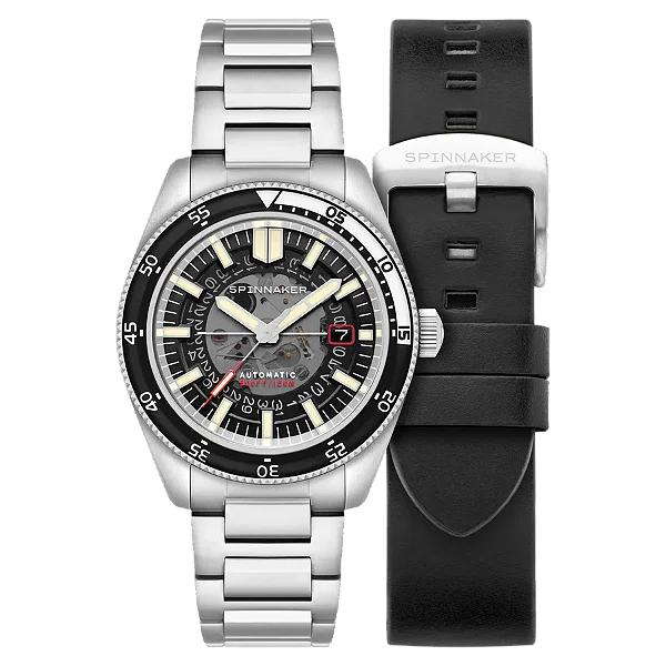 RELÓGIO SPINNAKER FLEUSS AUTOMATIC SEVERN WET SUIT BLACK
