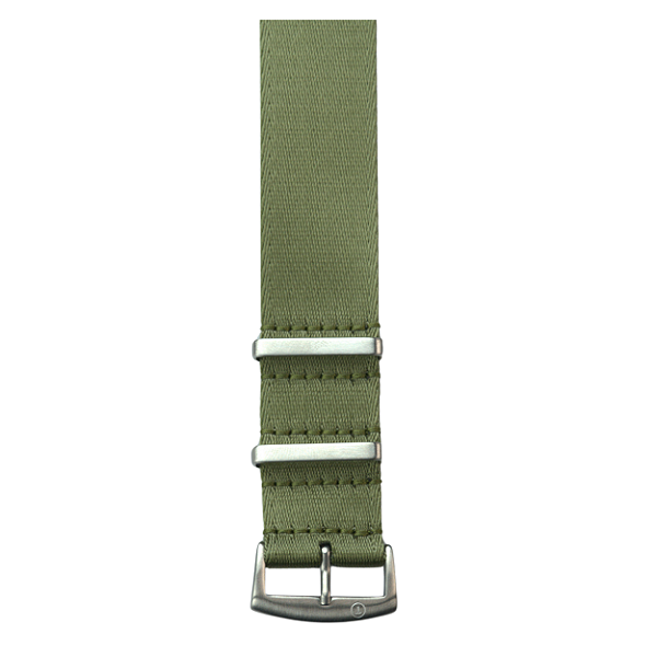 Pulseira Trimix Nato Seatbelt Verde