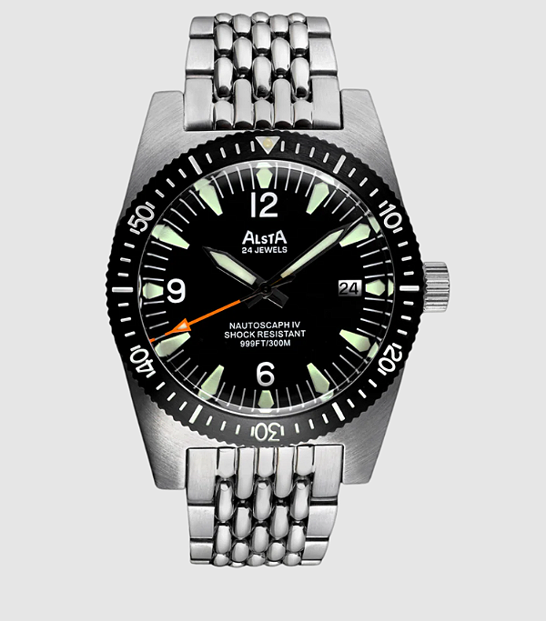 Relógio Alsta Nautoscaph IV Preto