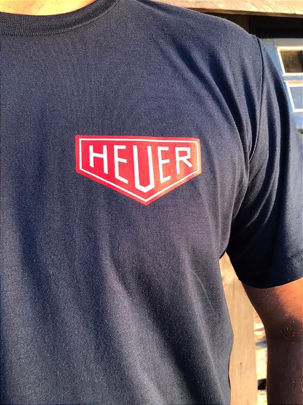 Camiseta HEUER Vintage Azul Marinho