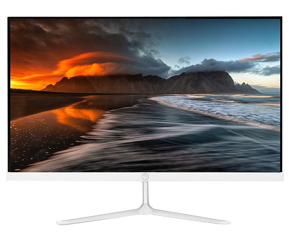 MONITOR LED 23.8 BRAZILPC M24WKN FHD 75Hz CURVO R2800 FRAMLESS BRANCO