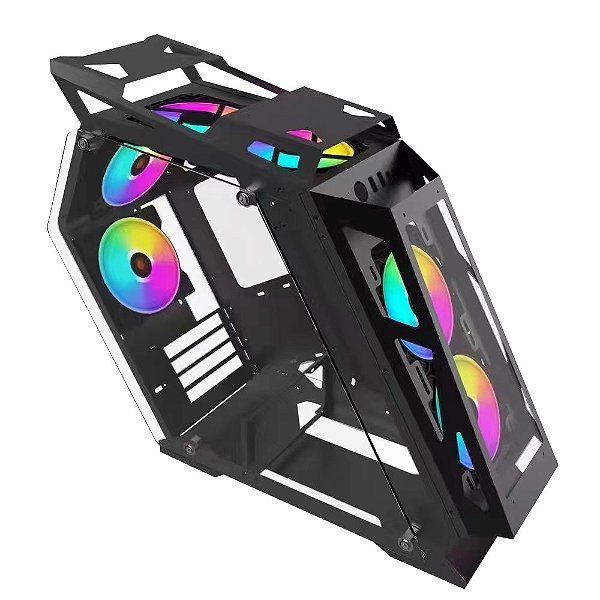 GABINETE ATX GAMER BPC-PRIME OTM BLACK LATERAL DE VIDRO TEMPERADO SEM FONTE
