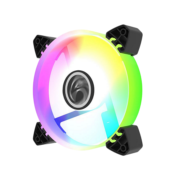 FAN RGB PARA GABINETE 12X12CM  BRAZILPC BPC-CL-SLIM-RGB COM LED CENTRAL
