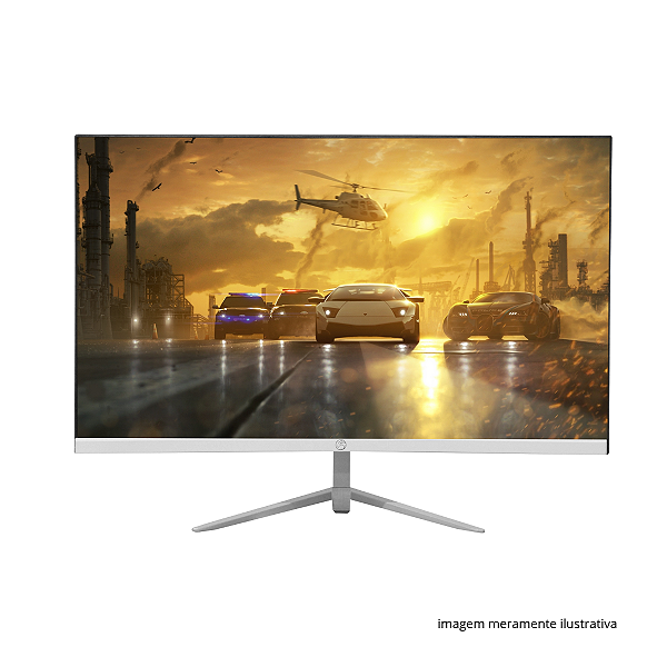 MONITOR LED 23.8 BRAZILPC GAMER BPC-24BR15-180 FHD CURVO R1500 180Hz FRAMELESS BRANCO WIDESCREEN BOX I