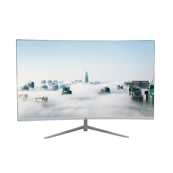 MONITOR LED 27 BRAZILPC GAMER BPC-27BR15-180 FHD CURVO R1500 180Hz FRAMELESS BRANCO WIDESCREEN BOX