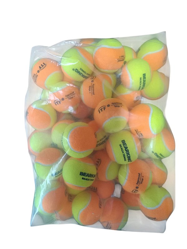 48 Bolas de Beach Tennis Bearking Profissional Aprovada ITF