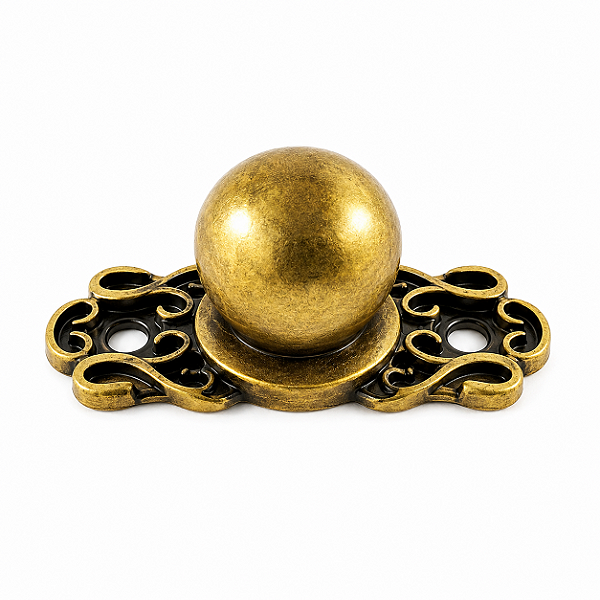 Puxador de Metal - Bola - Ref. 5089 - 2,5 cm x 1 cm