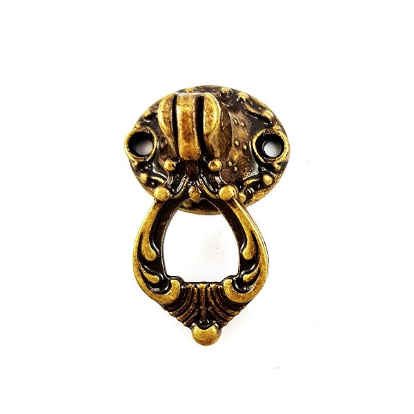 Puxador de Metal - Colonial - Ref. 5461 - 4 cm x 2,5 cm