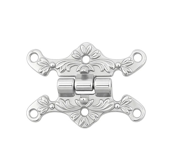 Dobradiça Colonial (Ref. 15700) Enfeitada - 3,5 cm x 2,5 cm