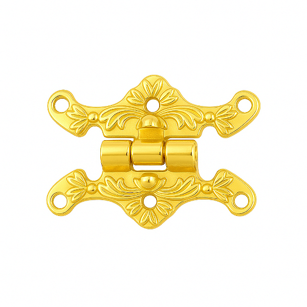 Dobradiça Colonial (Ref. 15700) Enfeitada - 3,5 cm x 2,5 cm