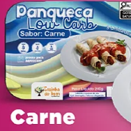 PANQUECA DE CARNE  low carb (PACK COM 3 UNIDADES)