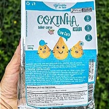 Coxinha de Carne Low Carb Sem glúten e saudável, saquinho 300g (PACK COM 3 UNIDADES)
