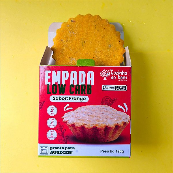 Empada de Frango Saudável e sem glúten (Envio somente por SEDEX)