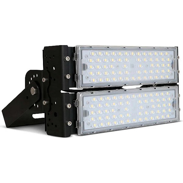Refletor 100W Modular LED Industrial Branco Frio 5700K IP67 Bivolt