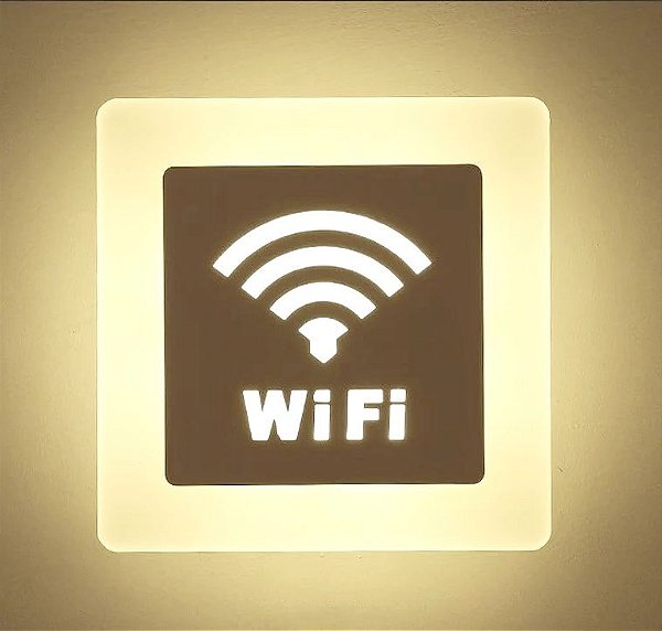Arandela LED Decorativa Wi-Fi Branco Quente 3500K Bivolt
