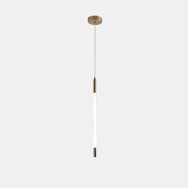 Lustre Pendente LED 10W Tubo Neon 50cm 3000K Bivolt QD05148