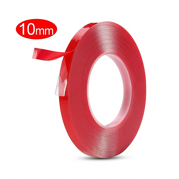 Fita Adesiva Dupla Face 10mm 33 Metros Alta Fixação Uso Interno