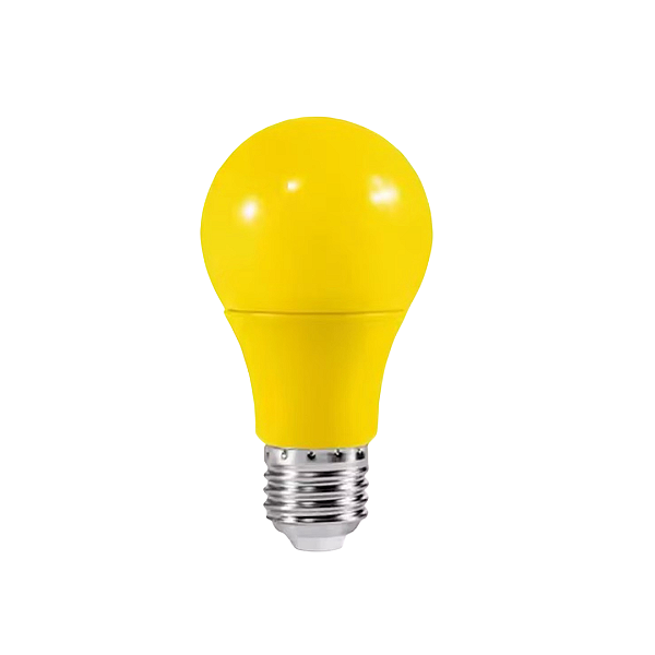 Lâmpada LED 7W Bulbo Color A60 Amarelo E27 Bivolt
